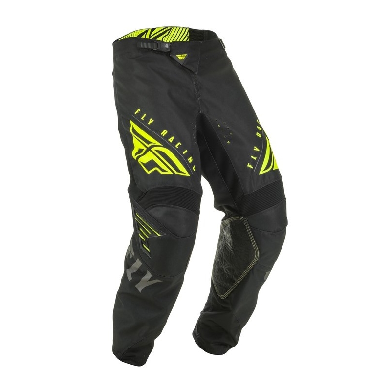 Motocross nadrág FLY Racing Kinetic K220 fekete-szürke-fluo sárga