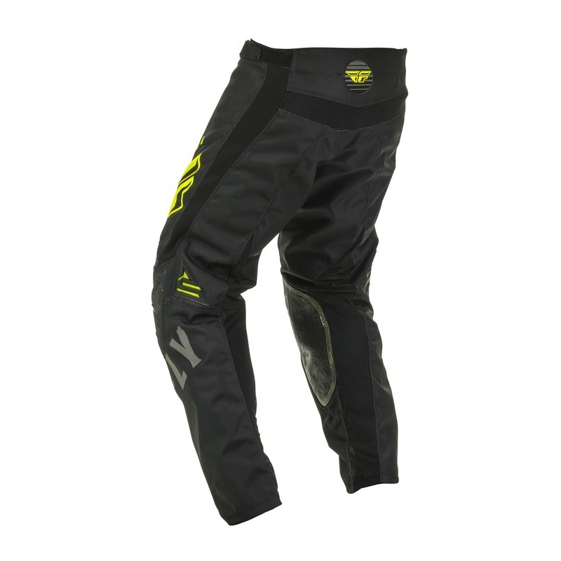 Motocross nadrág FLY Racing Kinetic K220 fekete-szürke-fluo sárga