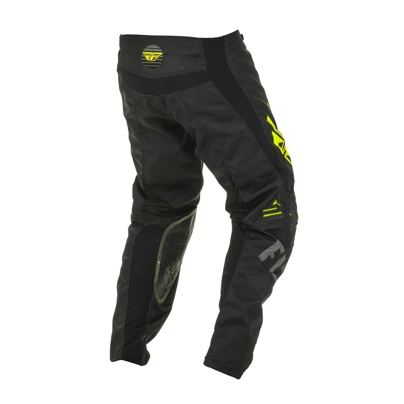 Motocross nadrág FLY Racing Kinetic K220 fekete-szürke-fluo sárga
