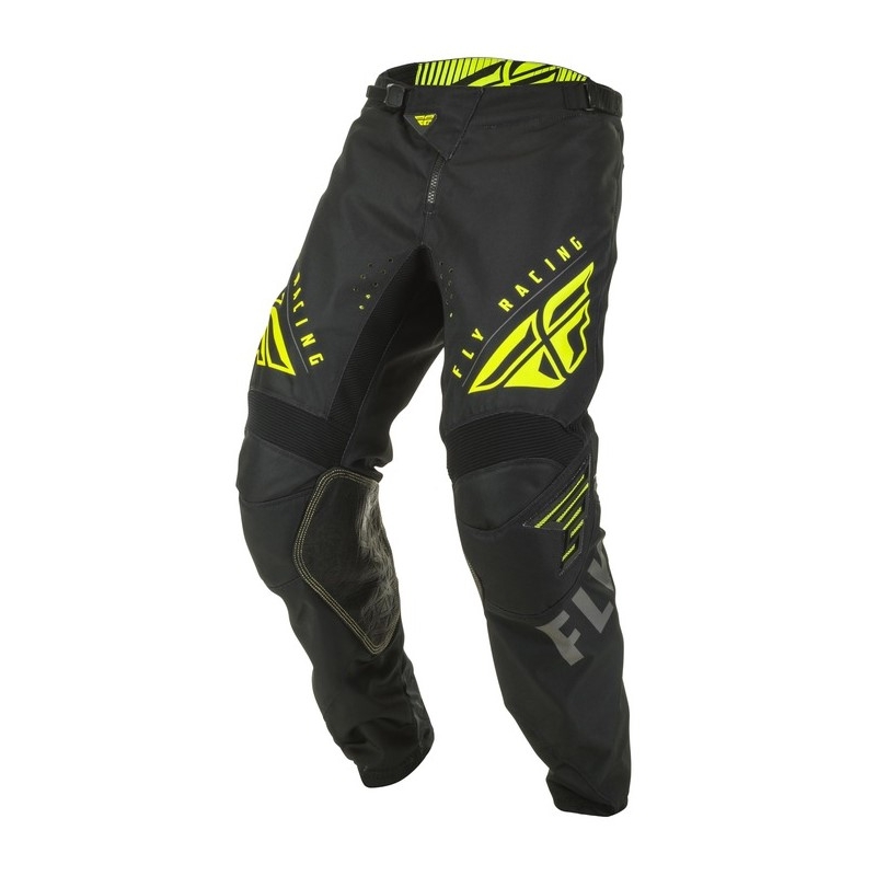 Motocross nadrág FLY Racing Kinetic K220 fekete-szürke-fluo sárga