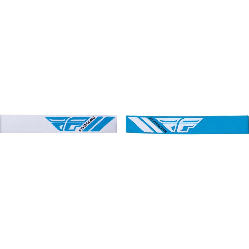 Motocross szemüveg FLY Racing Zone 2019 kék-fehér (kék króm plexi) akció kiárusítás