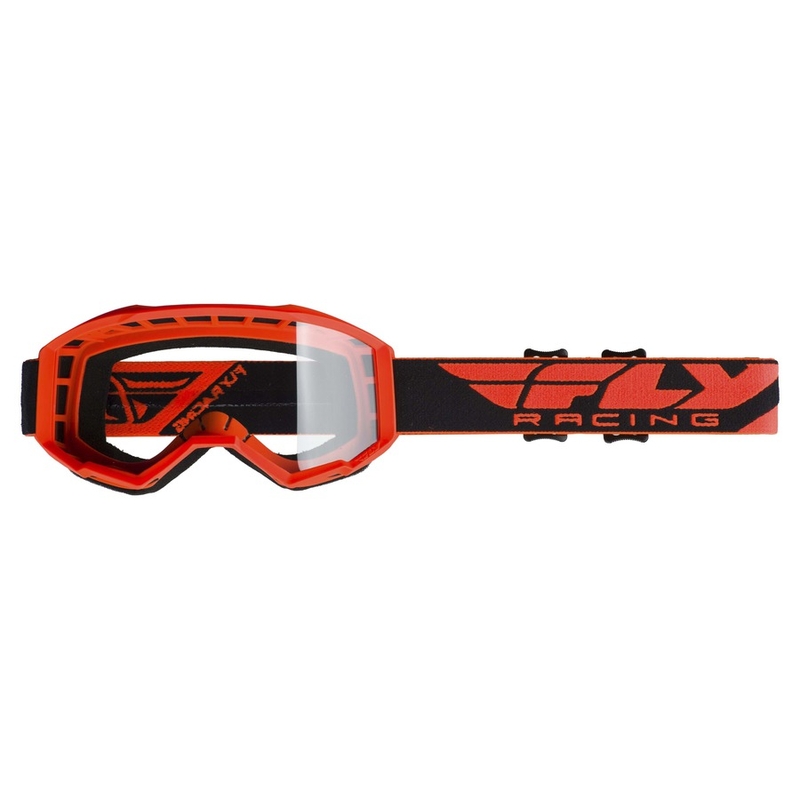 Motocross Goggles FLY Racing Focus 2019 Fekete-narancssárga akció kiárusítás