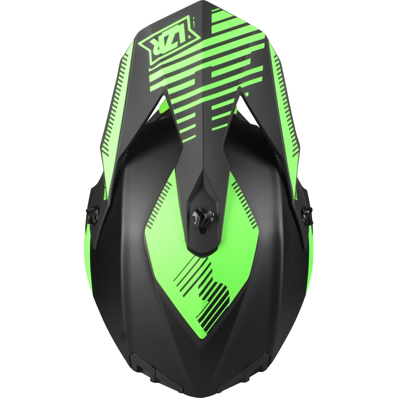 Motocross sisak Lazer OR-3 PP3 fekete-fluo zöld