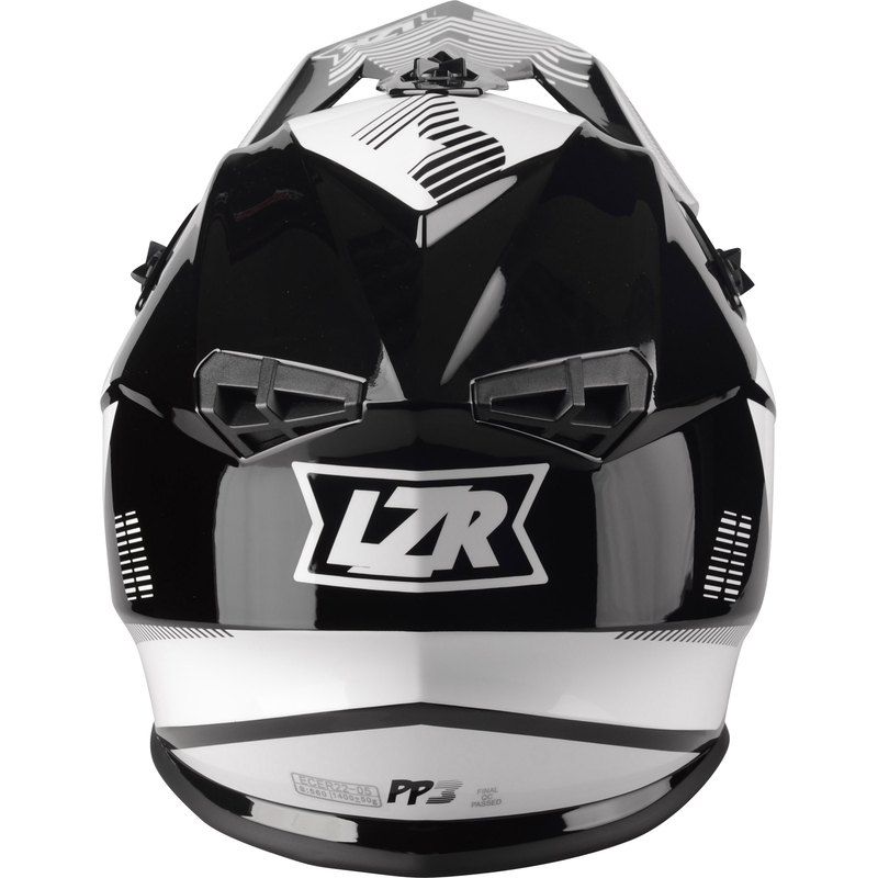Motocross sisak Lazer OR-3 PP3 fekete-fehér