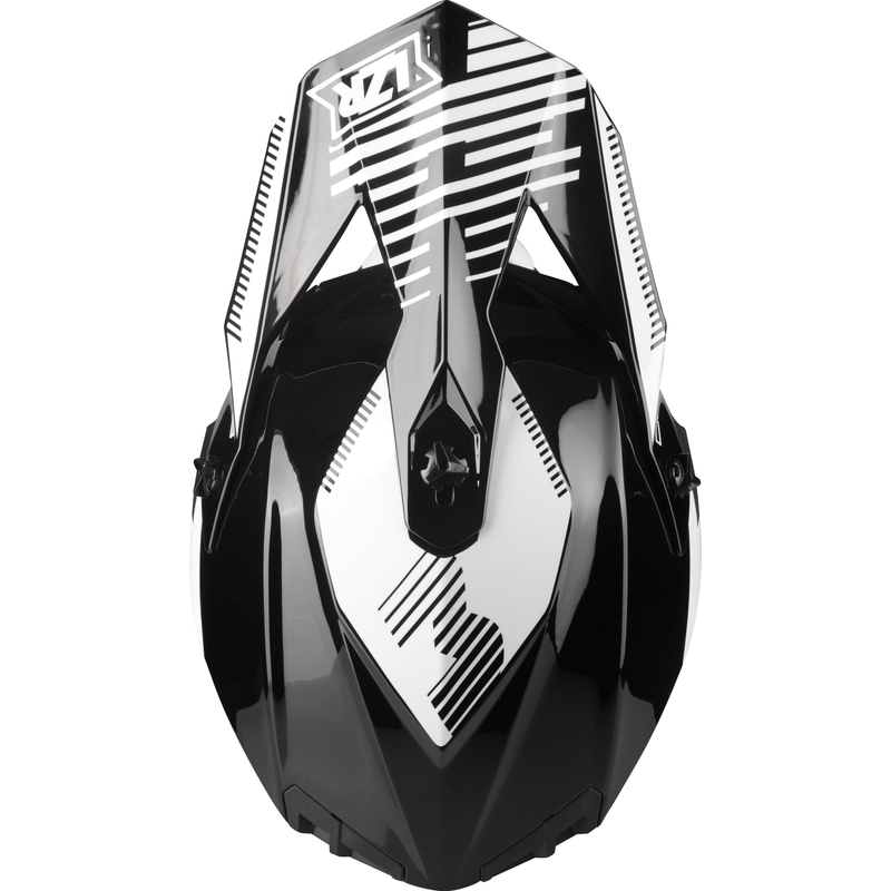 Motocross sisak Lazer OR-3 PP3 fekete-fehér