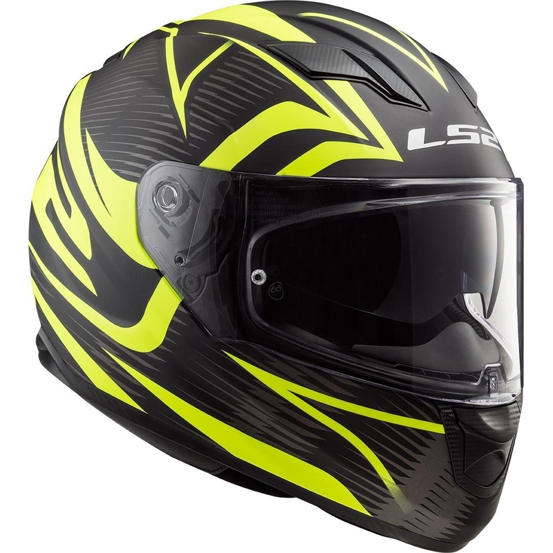 Integrált motoros sisak LS2 FF320 Stream Evo Jink fekete-fluo sárga