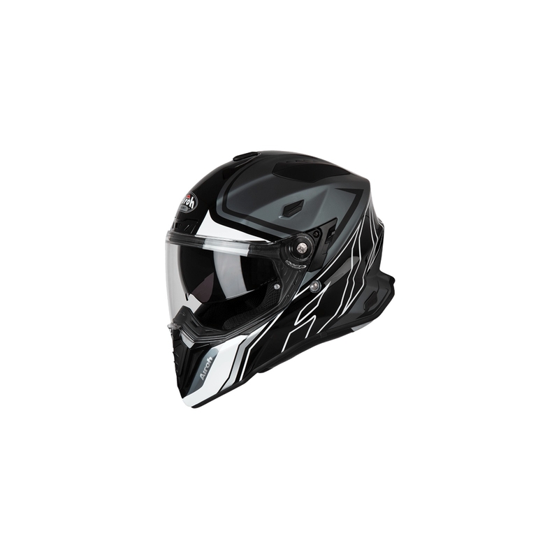 Helmet Airoh Commander Duo fekete akció kiárusítás