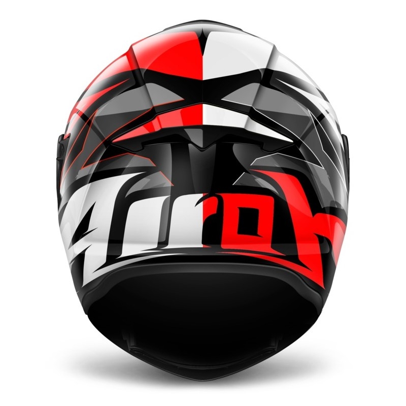 Integrált motoros sisak Airoh ST 501 Thunder piros-fekete-fehér-szürke