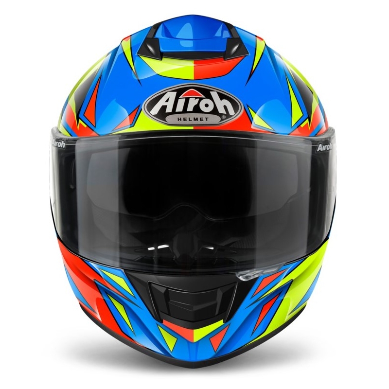 Integrált motoros sisak Airoh ST 501 Thunder kék-sárga-piros