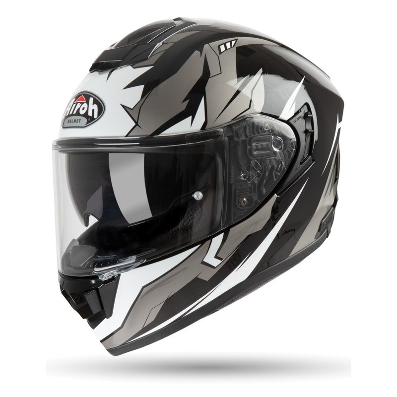Integrált motoros sisak Airoh ST 501 Bionic fehér-fekete