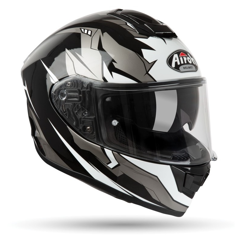 Integrált motoros sisak Airoh ST 501 Bionic fehér-fekete