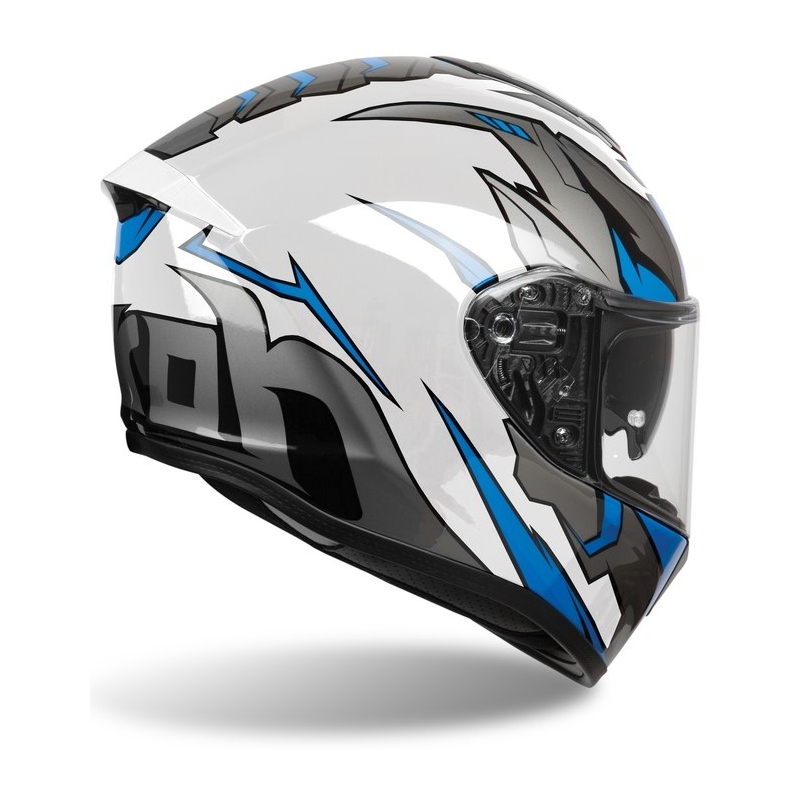 Integrált motoros sisak Airoh ST 501 Bionic fehér-kék
