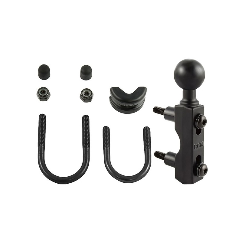 RAM rögzíti az 1"-es tűt a motorkerékpár fék-/kuplungkar-/kormányrúd-aljzatához