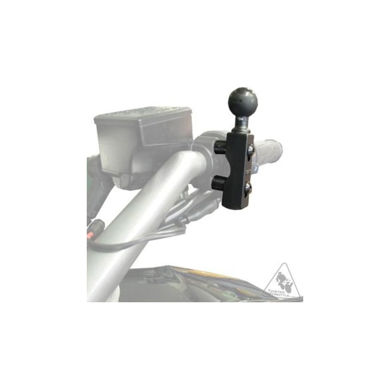 RAM rögzíti az 1"-es tűt a motorkerékpár fék-/kuplungkar-/kormányrúd-aljzatához