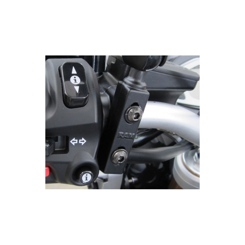 RAM tartó 1"-es csappal a motorkerékpár fék/kuplungkar foglalatához