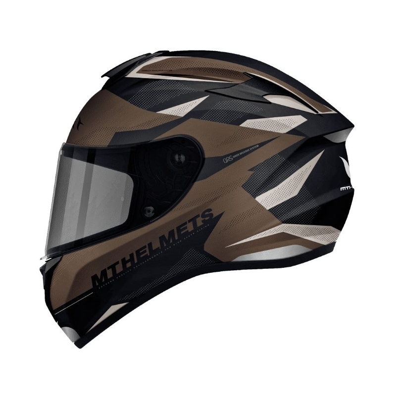 Integrált motoros sisak MT Targo Élvezze a fekete-barnát