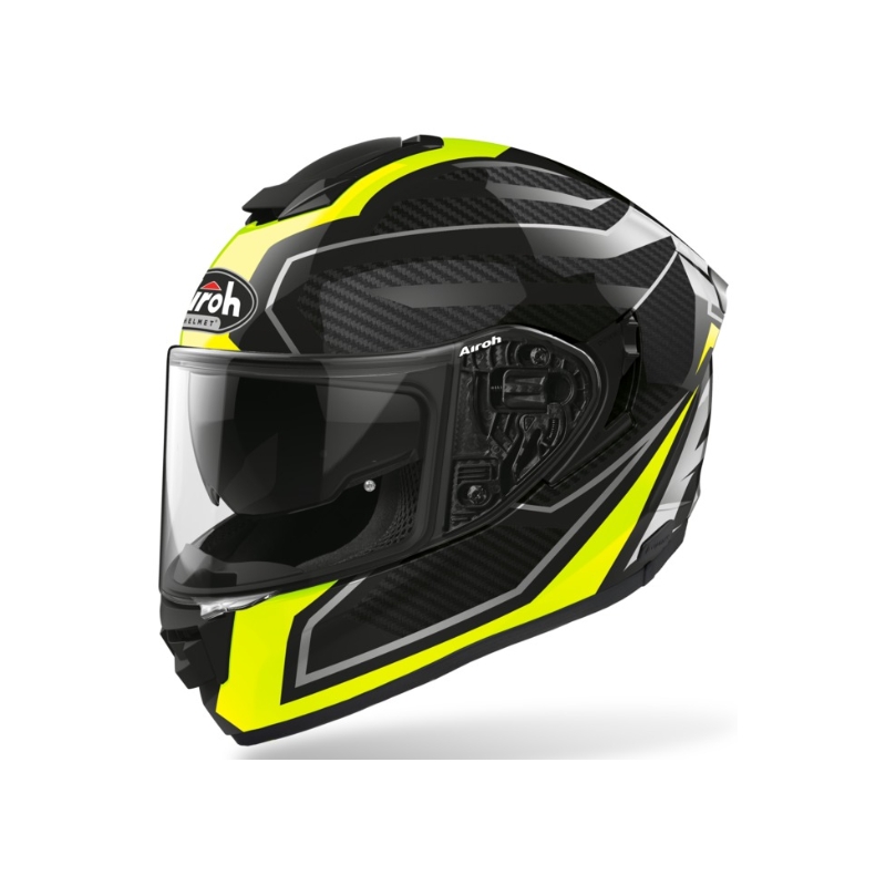 Integrált motoros sisak Airoh ST 501 Prime fekete-szürke-fluo sárga