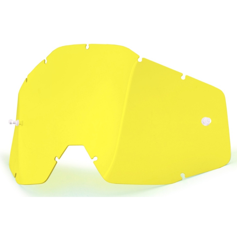 Sárga plexi motokrosszszemüveghez 100% Racecraft/Accuri/Strata