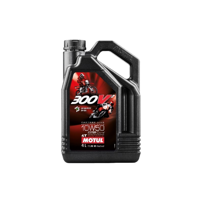 Olaj Motul 300V² 4T FL Road/Off Road 10W50 4 l