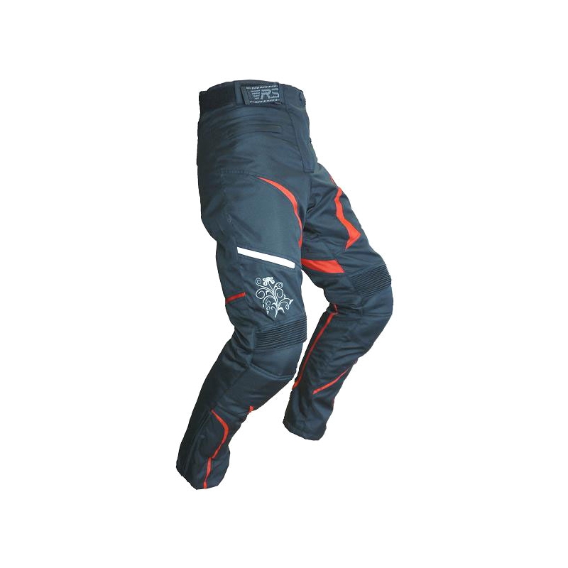 Moto kalhoty RSA Devil dámské červené POŠKOZENÉ - vel. XXL