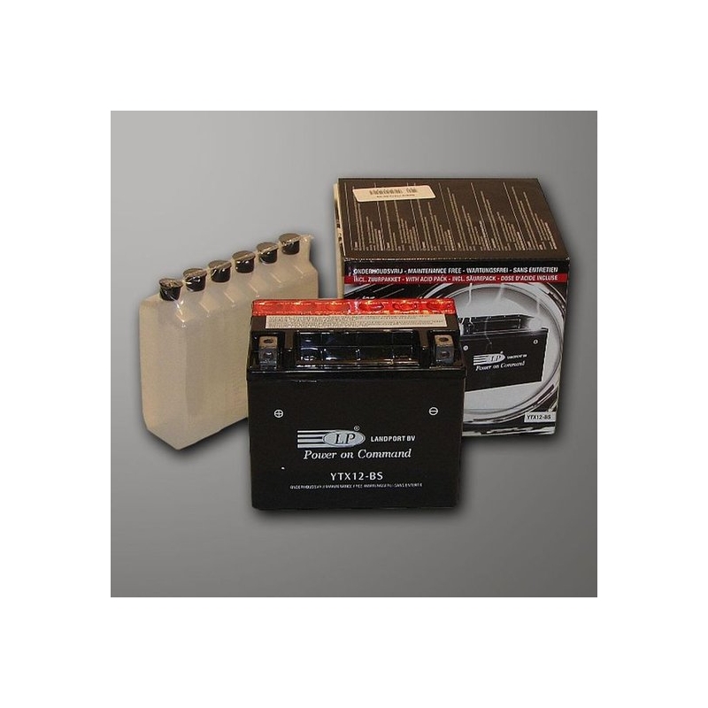 Karbantartást nem igénylő akkumulátor Landport YTX12-BS, 12V 10Ah