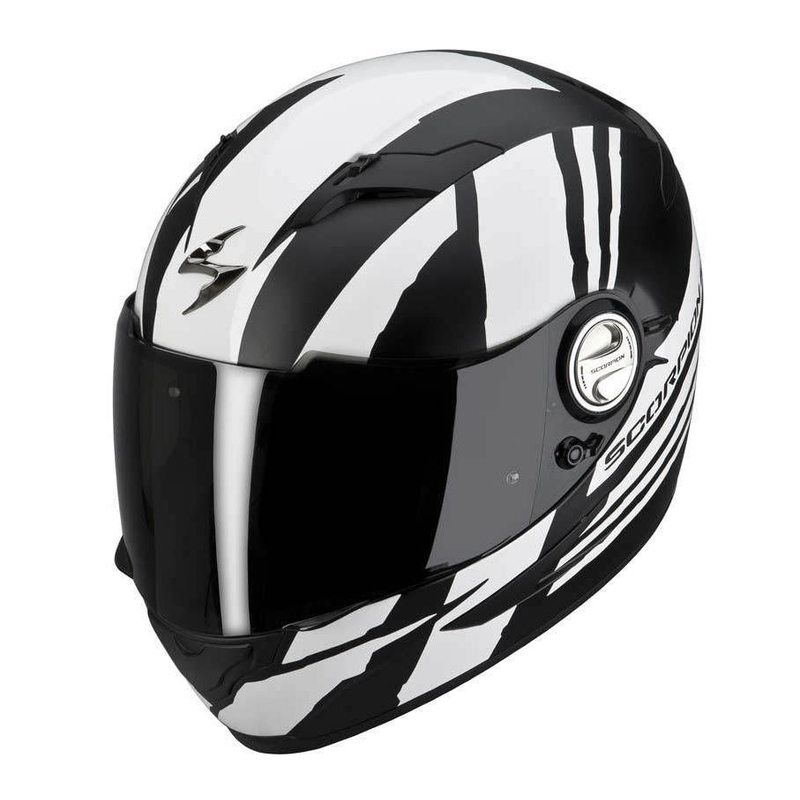 Motoros sisak Scorpion EXO-500 AIR THUNDER fehér-fekete matt eladó kiárusítás