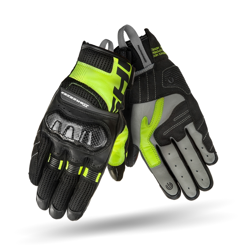 Shima X-Breeze 2 motoros kesztyű fekete-fluo sárga