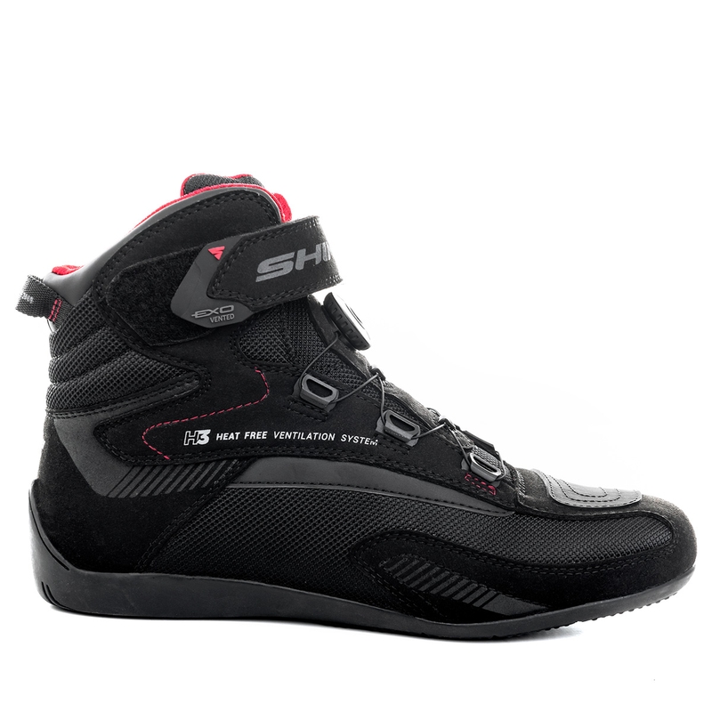 Shima Exo Vented motoros cipő fekete-szürke-piros