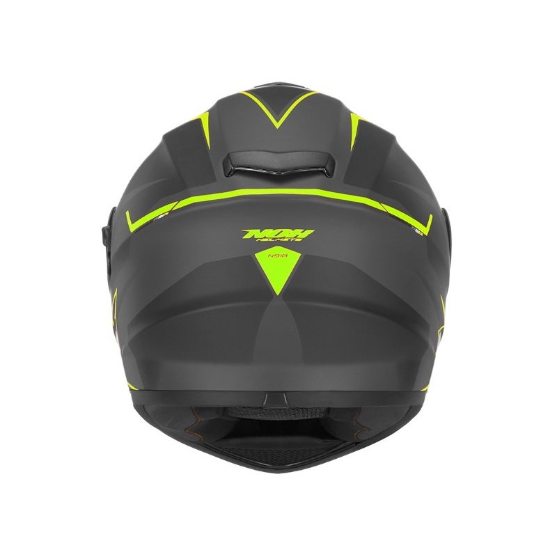 Integrált motoros sisak NOX N918 Hack fekete-fluo sárga kiárusítás