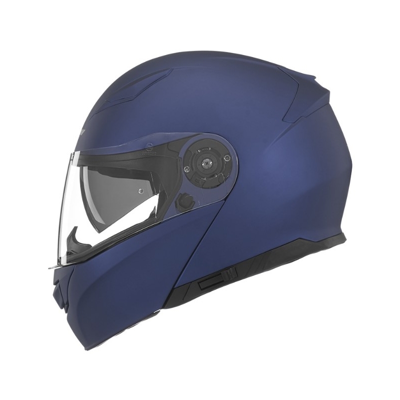 Billenő motoros sisak NOX N965 kék matt