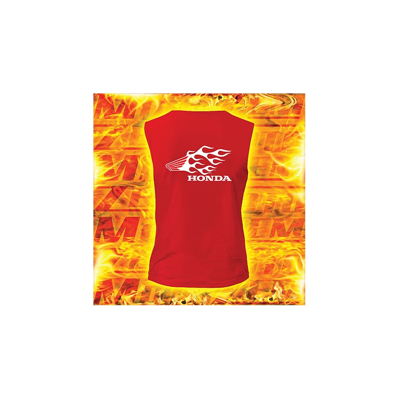Honda Red Pattern Tank Top Akció kiárusítás