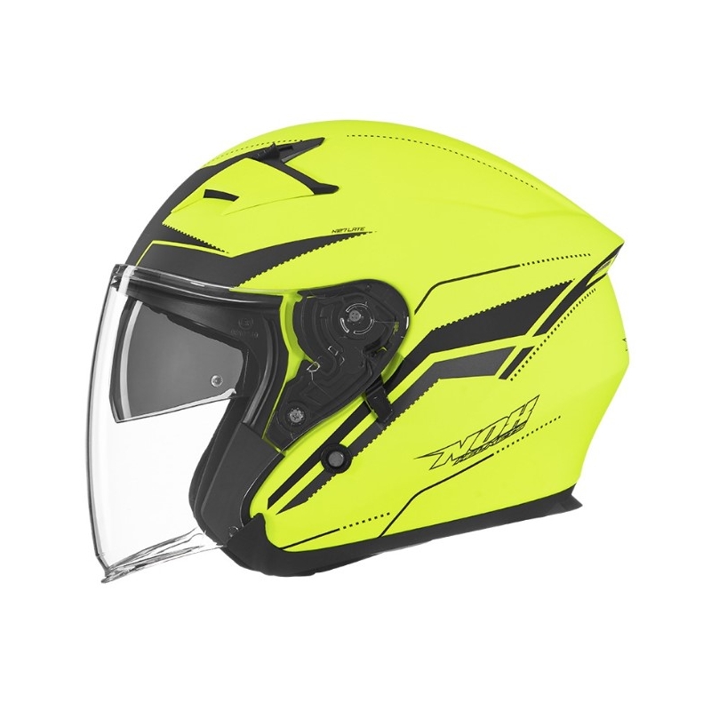 Nyitott motoros sisak NOX N127 Késő sárga kiárusítás