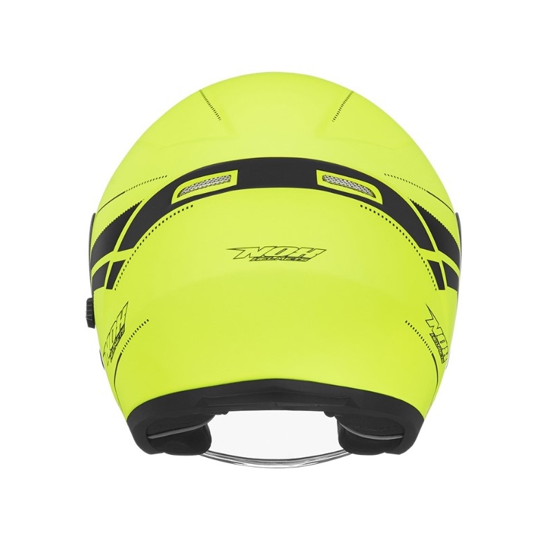 Nyitott motoros sisak NOX N127 Késő sárga kiárusítás