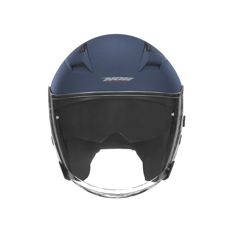 Nyitott motoros sisak NOX N127 kék matt