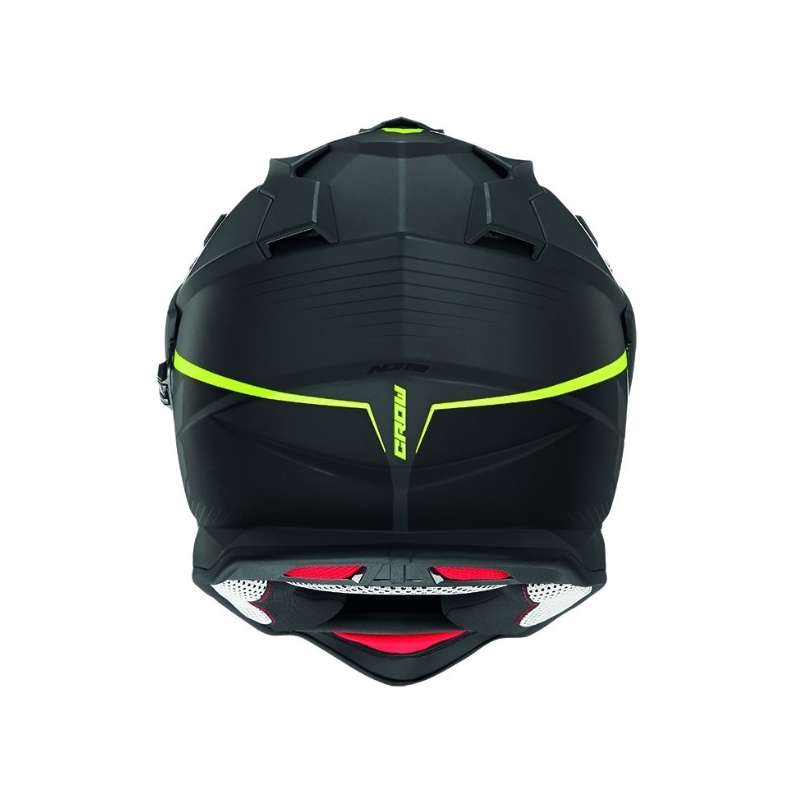 Enduro sisak NOX N312 Crow fekete-neon sárga kiárusítás