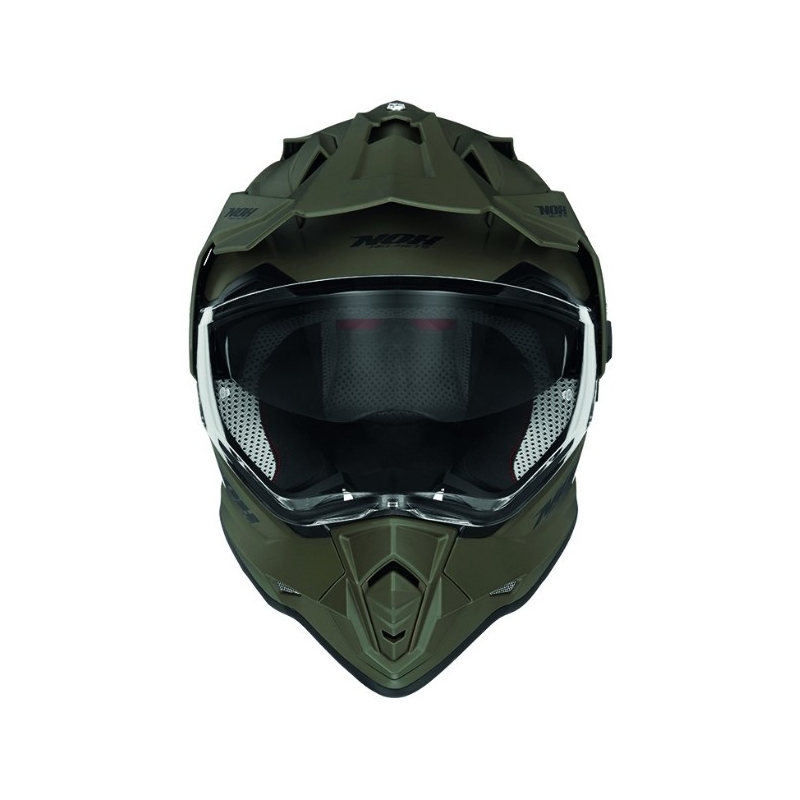 NOX N312 enduro bukósisak zöld matt