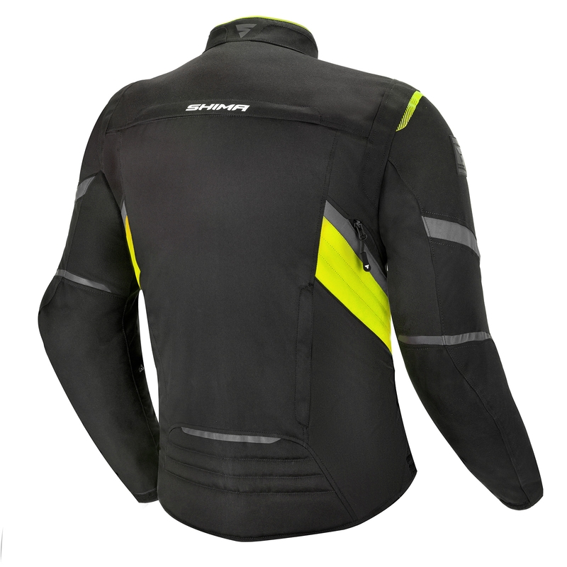 Shima Rush motoros kabát fekete-fluo sárga akció kiárusítás