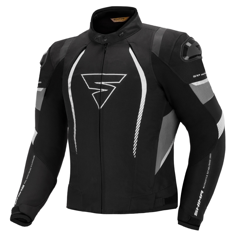 Shima Solid Pro motoros kabát fekete-szürke kiárusítás