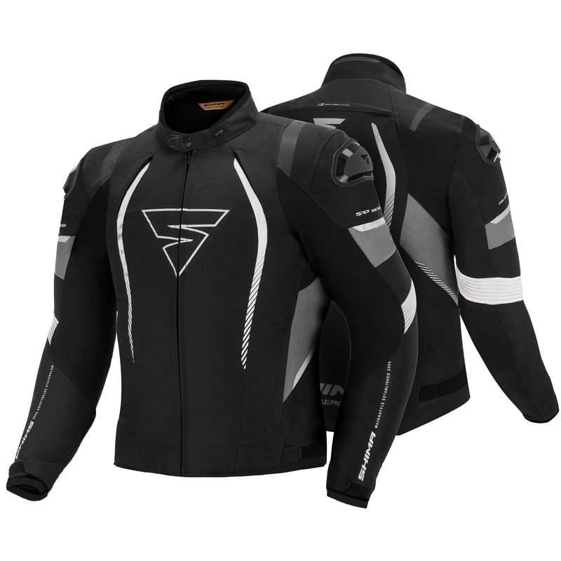 Shima Solid Pro motoros kabát fekete-szürke kiárusítás