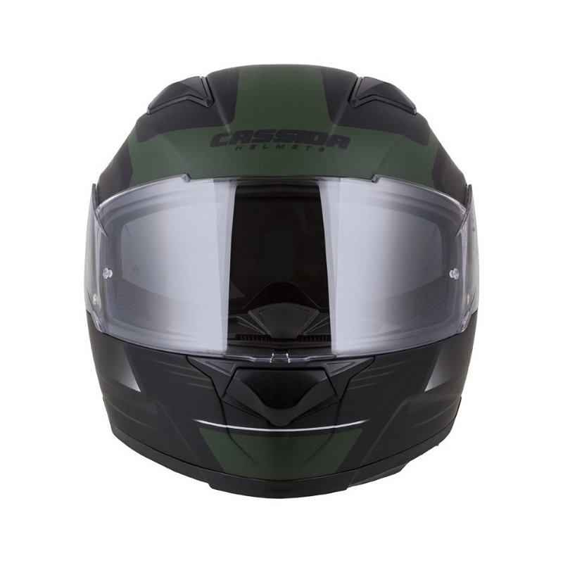 Motoros sisak Cassida Apex Fusion fekete hadsereg zöld eladás kiárusítás