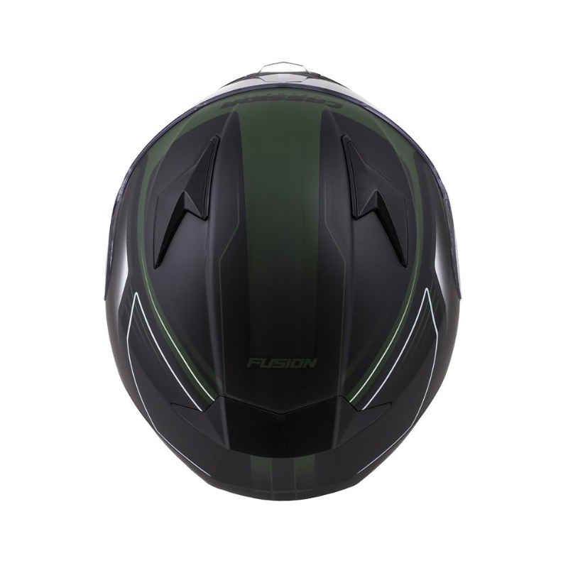 Motoros sisak Cassida Apex Fusion fekete hadsereg zöld eladás kiárusítás