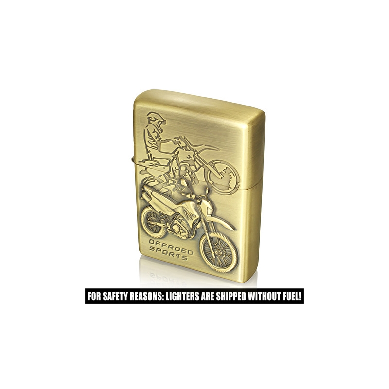 Zapalovač z chirurgické oceli Motorcycle Offroad