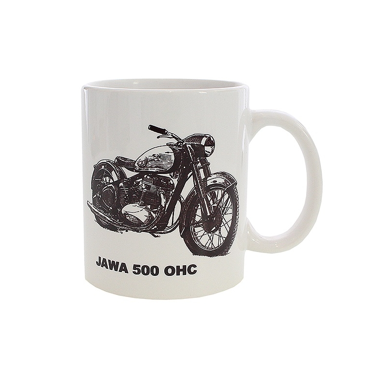 Bögre Jawa 500 OHC nyomattal