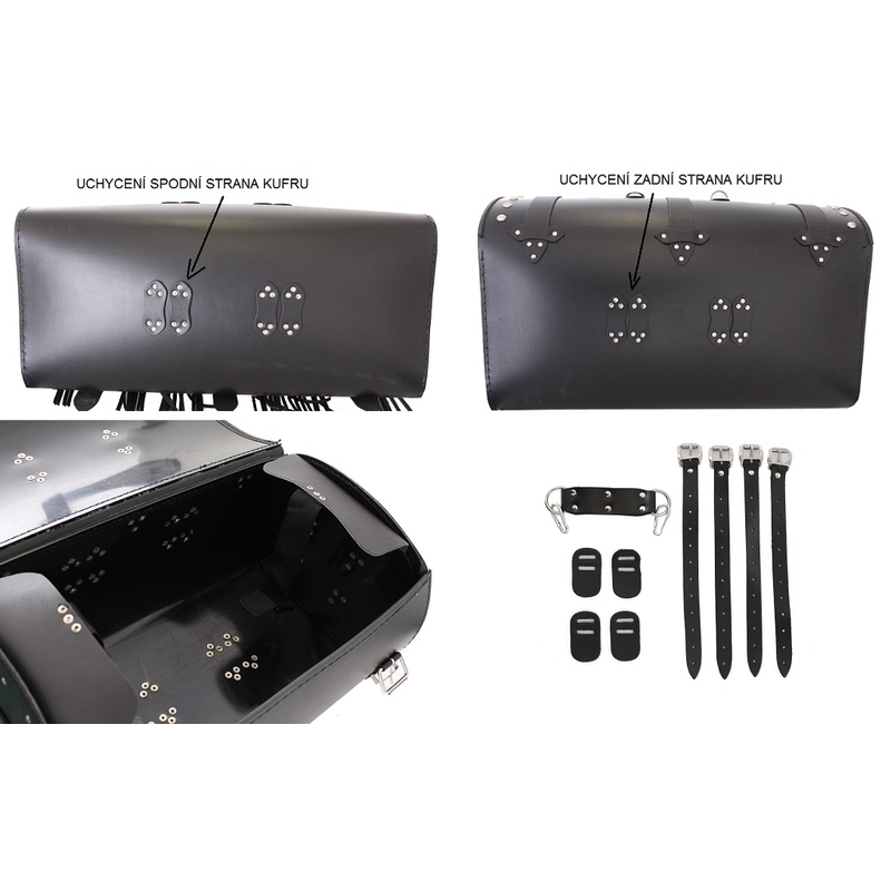 RSA-1C Chopper Bőr motoros táska