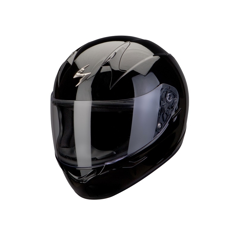 Beépített motoros sisak Scorpion EXO-410 fekete fényes