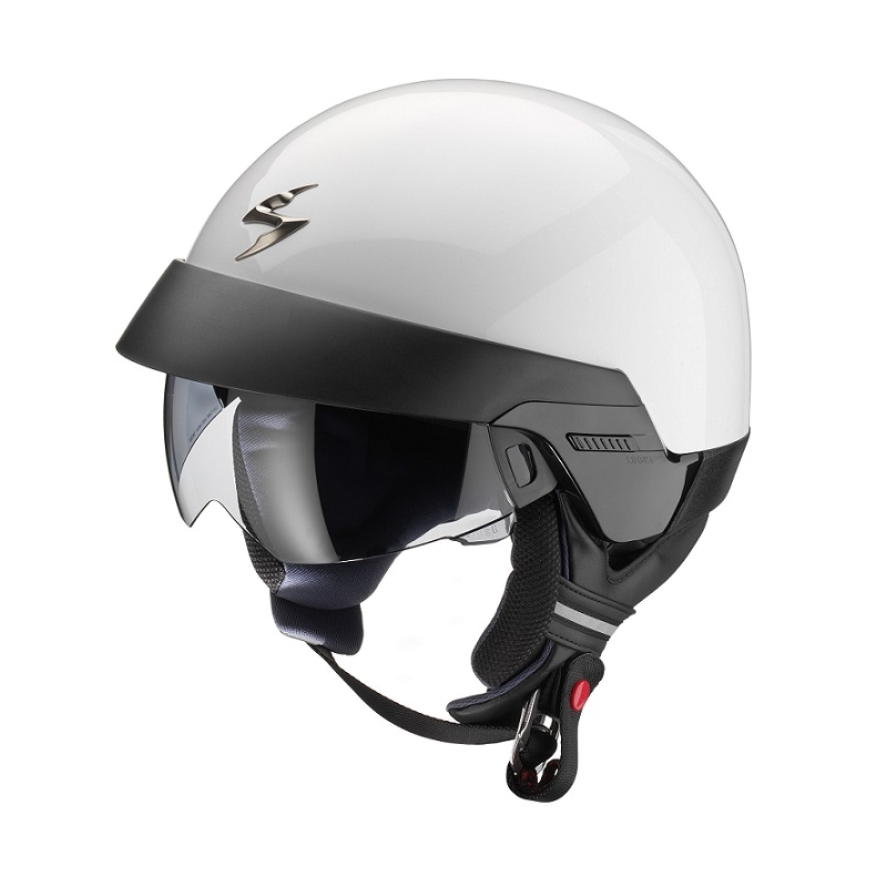 Motoros sisak Scorpion EXO-100 fehér akció kiárusítás