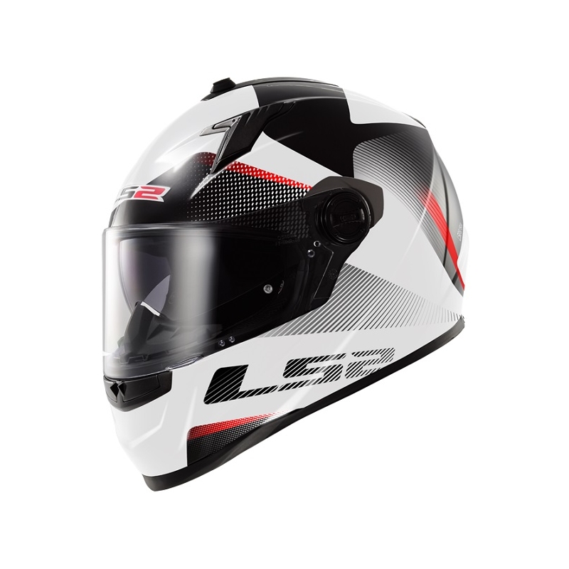 Motoros sisak LS2 FF322 Concept 2 Tyrell fehér-fekete