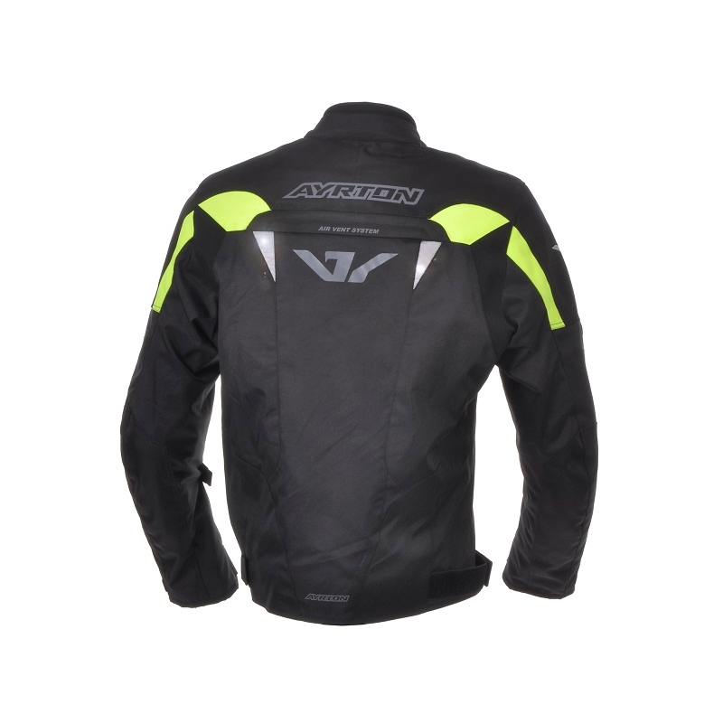 Ayrton Bullet motoros kabát fekete-fluo sárga