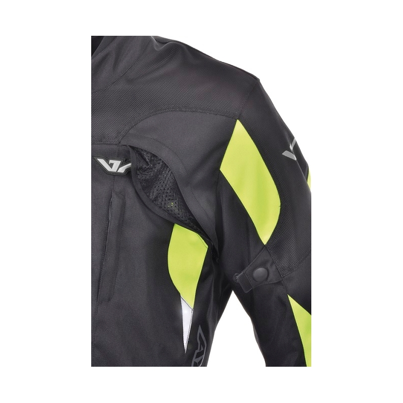 Ayrton Bullet motoros kabát fekete-fluo sárga
