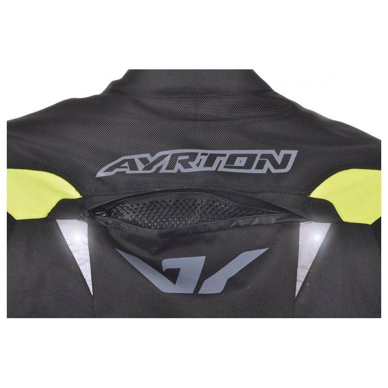 Ayrton Bullet motoros kabát fekete-fluo sárga